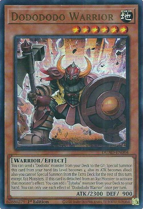 Dodododo Warrior [DUAD-EN004] Ultra Rare | Good Games Morley
