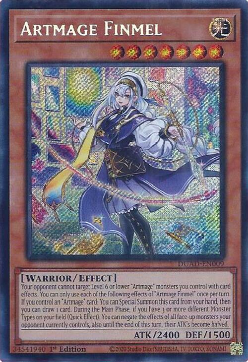 Artmage Finmel [DUAD-EN009] Secret Rare | Good Games Morley