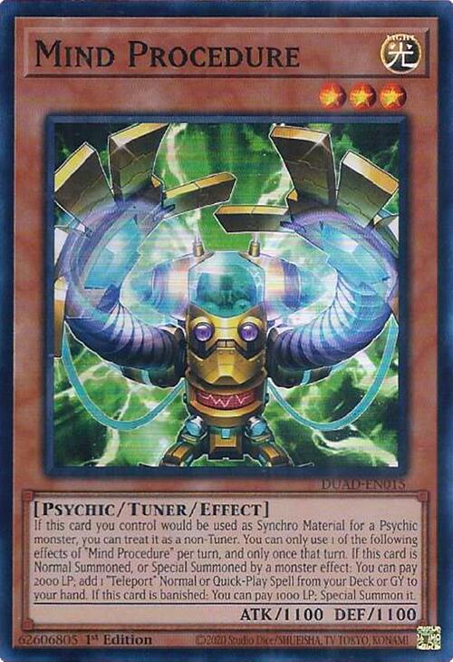 Mind Procedure [DUAD-EN015] Super Rare | Good Games Morley
