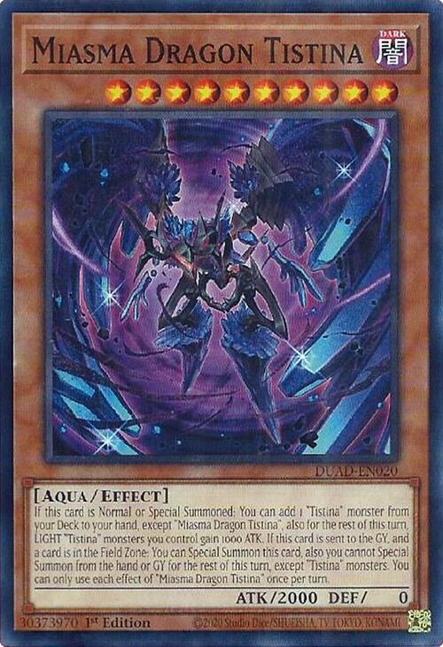 Miasma Dragon Tistina [DUAD-EN020] Common | Good Games Morley