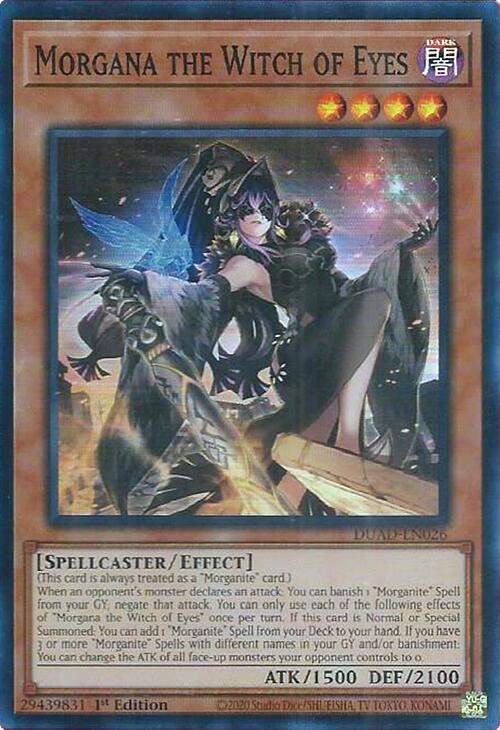 Morgana the Witch of Eyes [DUAD-EN026] Super Rare | Good Games Morley