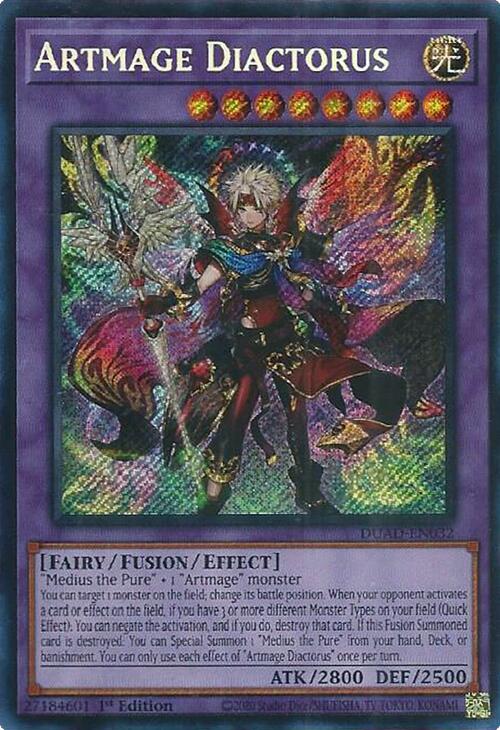 Artmage Diactorus [DUAD-EN032] Secret Rare | Good Games Morley