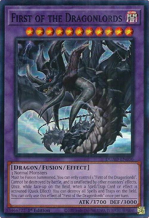 First of the Dragonlords [DUAD-EN036] Super Rare | Good Games Morley