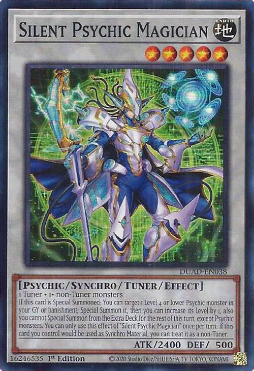 Silent Psychic Magician [DUAD-EN038] Super Rare | Good Games Morley