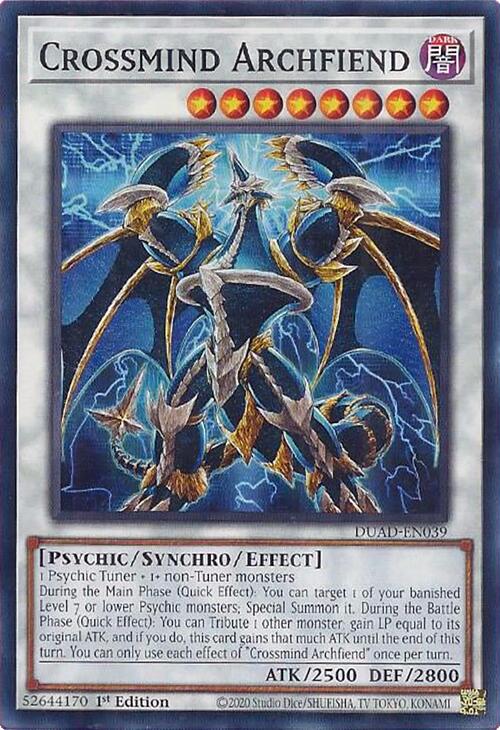 Crossmind Archfiend [DUAD-EN039] Common | Good Games Morley