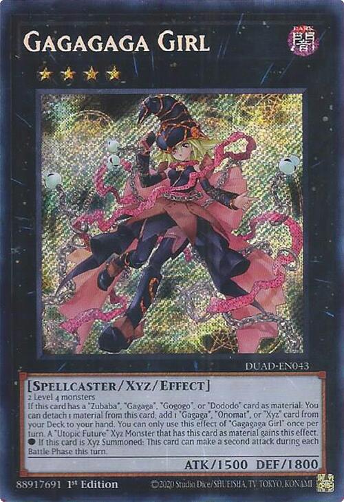 Gagagaga Girl [DUAD-EN043] Secret Rare | Good Games Morley