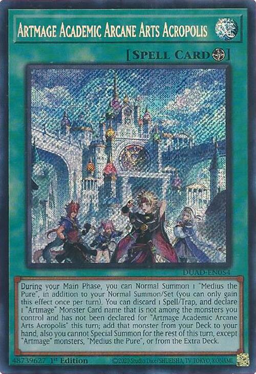 Artmage Academic Arcane Arts Acropolis [DUAD-EN054] Secret Rare | Good Games Morley