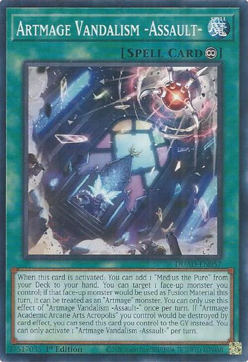 Artmage Vandalism -Assault- [DUAD-EN057] Common | Good Games Morley