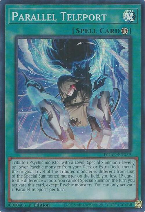 Parallel Teleport [DUAD-EN059] Super Rare | Good Games Morley