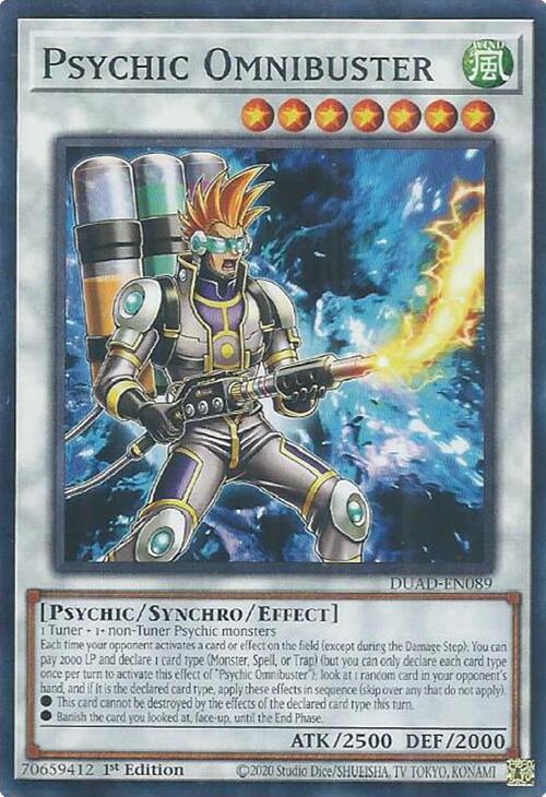 Psychic Omnibuster [DUAD-EN089] Common | Good Games Morley