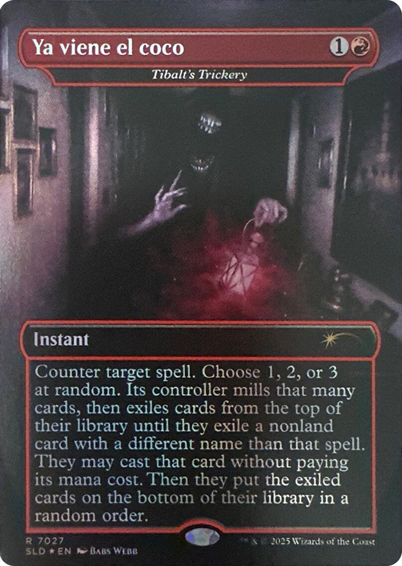 Ya viene el coco - Tibalt's Trickery (Rainbow Foil) [Secret Lair Drop Series] | Good Games Morley