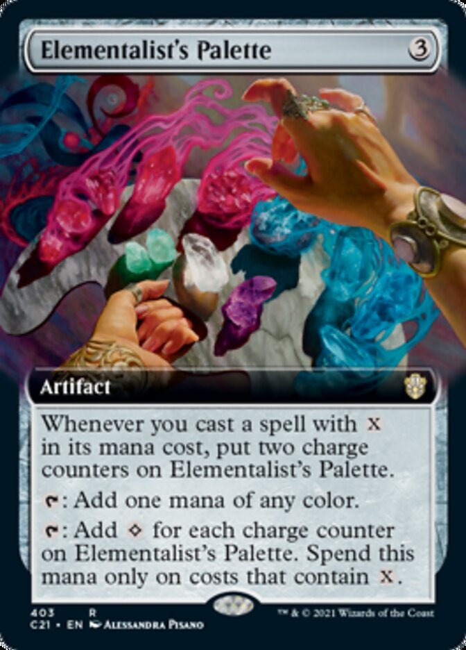 Elementalist's Palette (Extended Art) [Commander 2021] | Good Games Morley