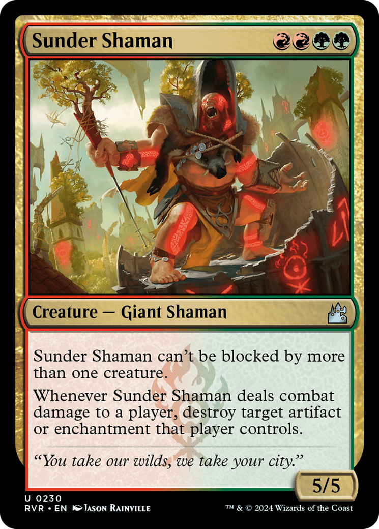 Sunder Shaman [Ravnica Remastered] | Good Games Morley