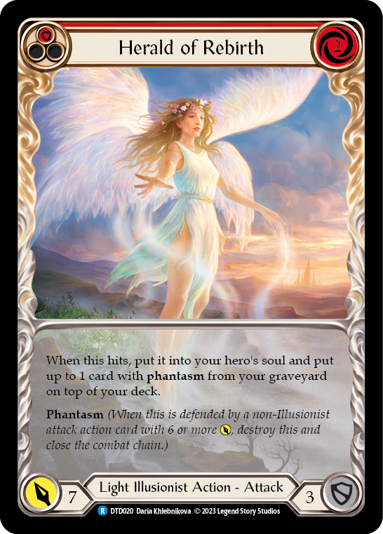 Herald of Rebirth (Red) [DTD020] (Dusk Till Dawn) | Good Games Morley
