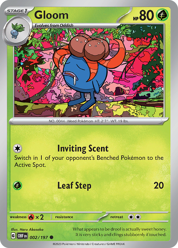 Gloom (002/197) [Scarlet & Violet: Obsidian Flames] | Good Games Morley