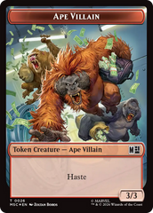 Copy (017) // Ape Villain (026) Double-Sided Token (Surge Foil) [Marvel Super Heroes Commander Tokens] | Good Games Morley