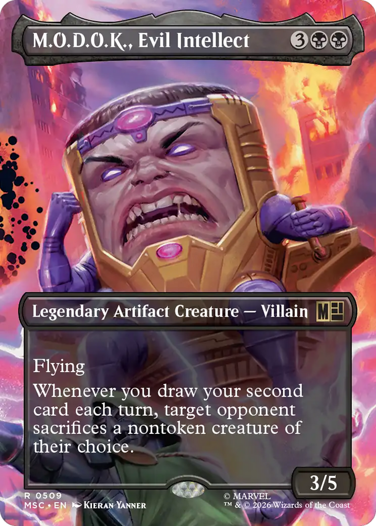 M.O.D.O.K., Evil Intellect (Borderless) [Marvel Super Heroes Commander] | Good Games Morley