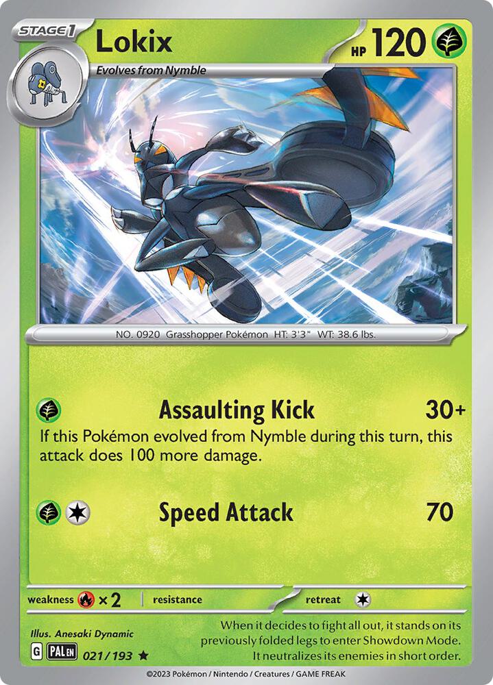 Lokix 021/193 (SV02: Paldea Evolved)  - Holofoil | Good Games Morley