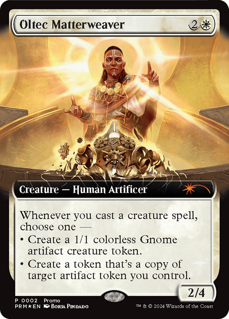 Oltec Matterweaver (Extended Art) [Wizards Play Network 2024] | Good Games Morley