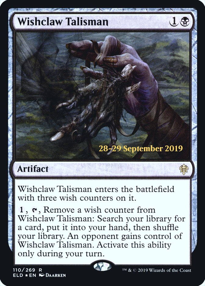 Wishclaw Talisman [Throne of Eldraine Prerelease Promos] | Good Games Morley