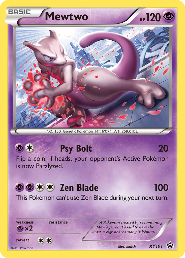 Mewtwo (XY101) [XY: Black Star Promos] | Good Games Morley