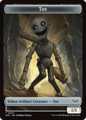 Toy // Treasure Double-Sided Token [Duskmourn: House of Horror Tokens] | Good Games Morley