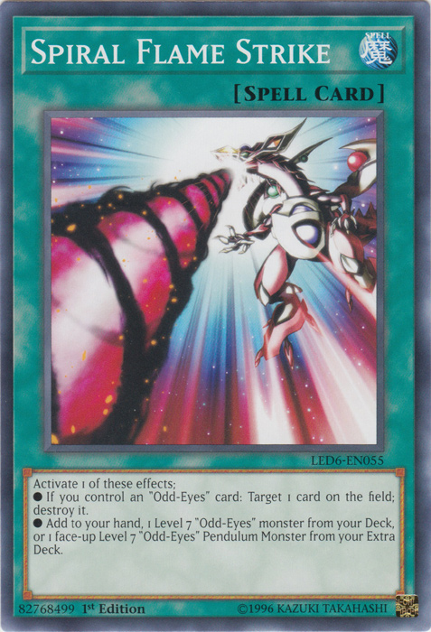 Spiral Flame Strike [LED6-EN055] Common | Good Games Morley