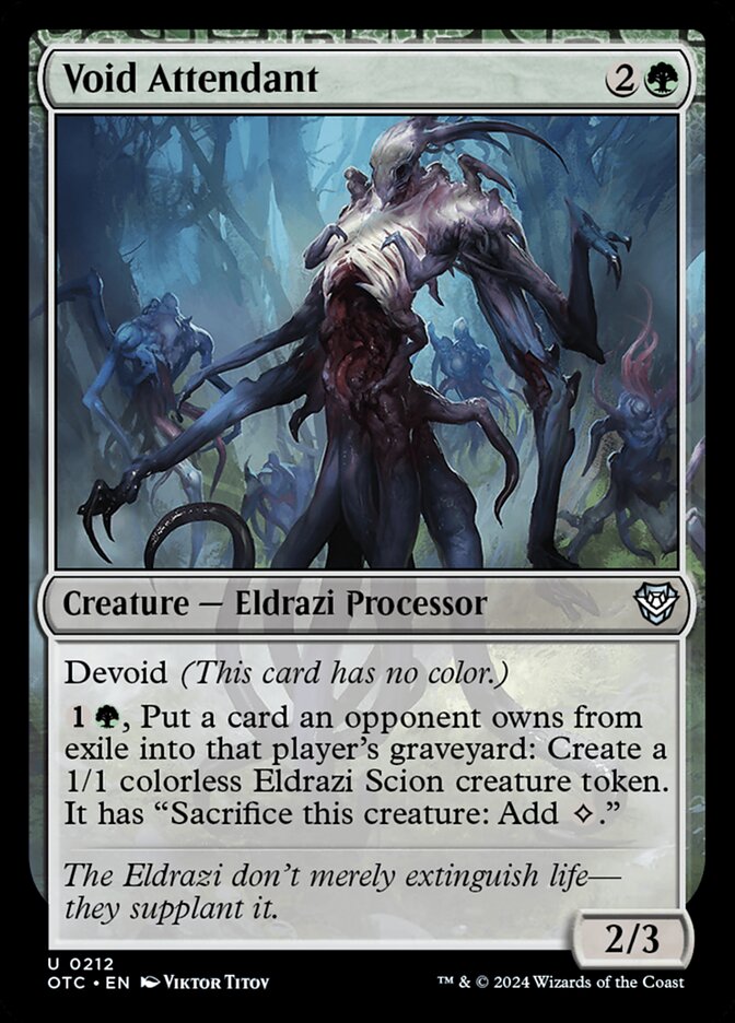 Void Attendant 212/342 (Commander: Outlaws of Thunder Junction)  | Good Games Morley