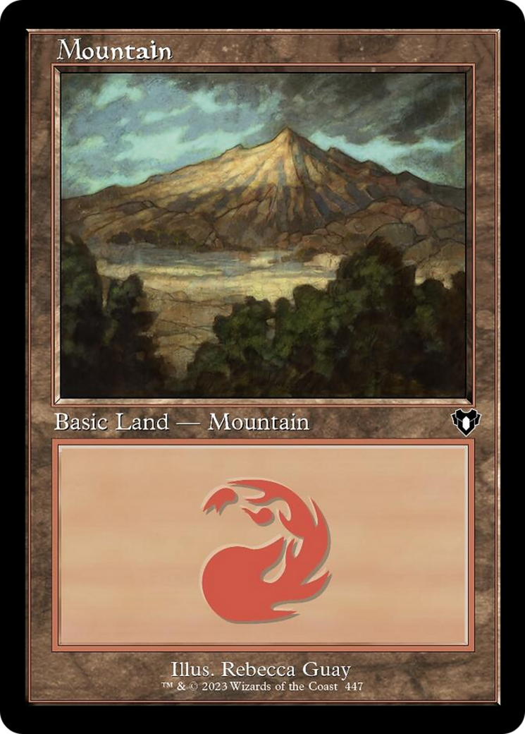 Mountain (447) (Retro) [Commander Masters] | Good Games Morley