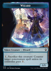 Kor Warrior // Wizard Double-Sided Token [Commander Legends: Battle for Baldur's Gate Tokens] | Good Games Morley