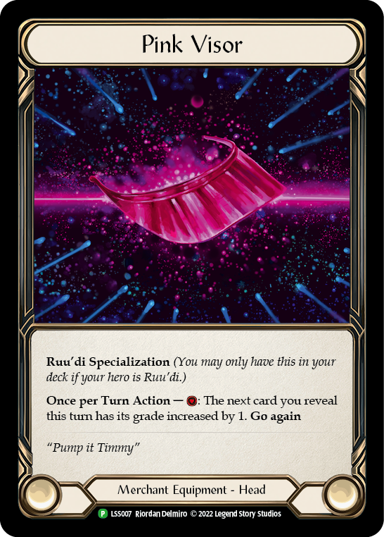 Pink Visor [LSS007] (Promo)  Cold Foil | Good Games Morley