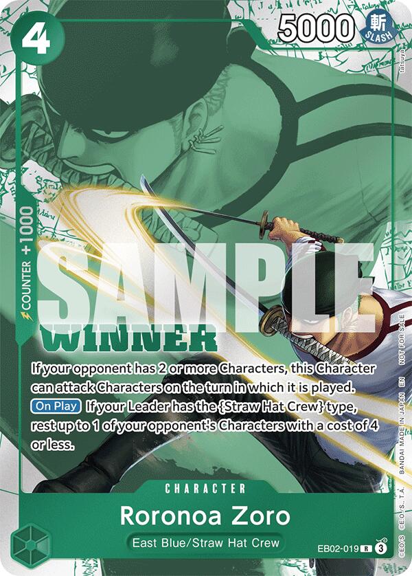 Roronoa Zoro (Winner Pack 2025 Vol. 3) [One Piece Promotion Cards] | Good Games Morley
