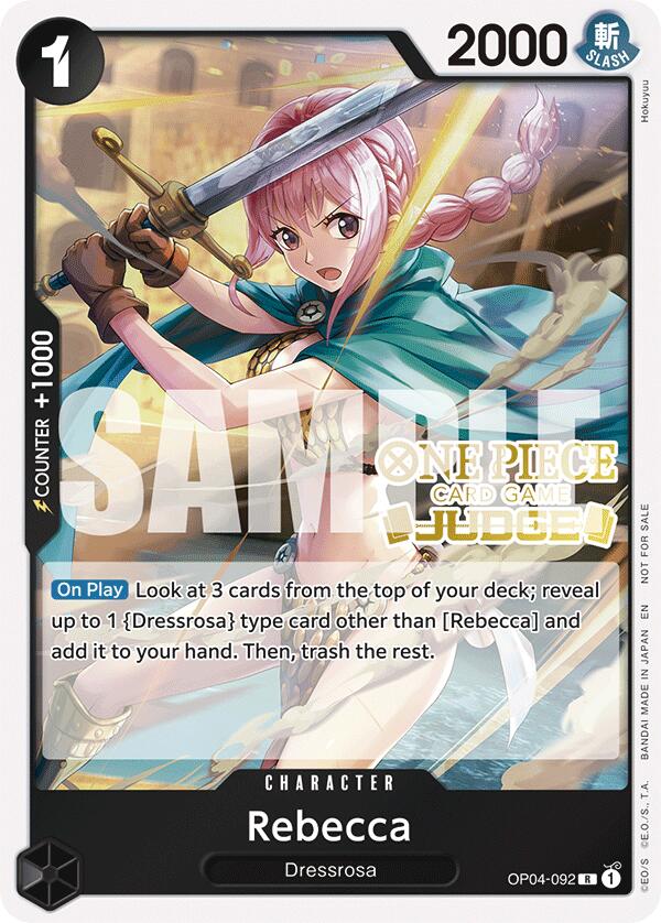 Rebecca (Judge Pack Vol. 6) [One Piece Promotion Cards] | Good Games Morley