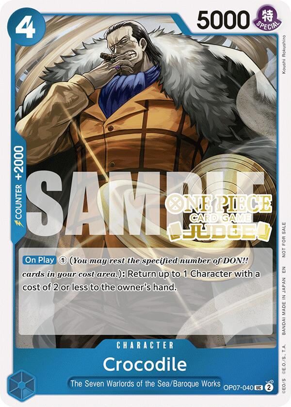 Crocodile (Judge Pack Vol. 6) [One Piece Promotion Cards] | Good Games Morley