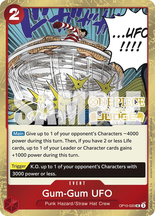 Gum-Gum UFO (Judge Pack Vol. 6) [One Piece Promotion Cards] | Good Games Morley