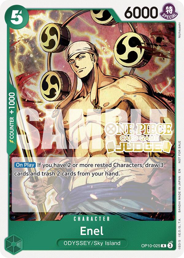 Enel (Judge Pack Vol. 6) [One Piece Promotion Cards] | Good Games Morley