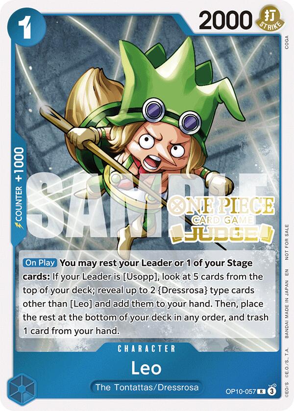 Leo (Judge Pack Vol. 6) [One Piece Promotion Cards] | Good Games Morley