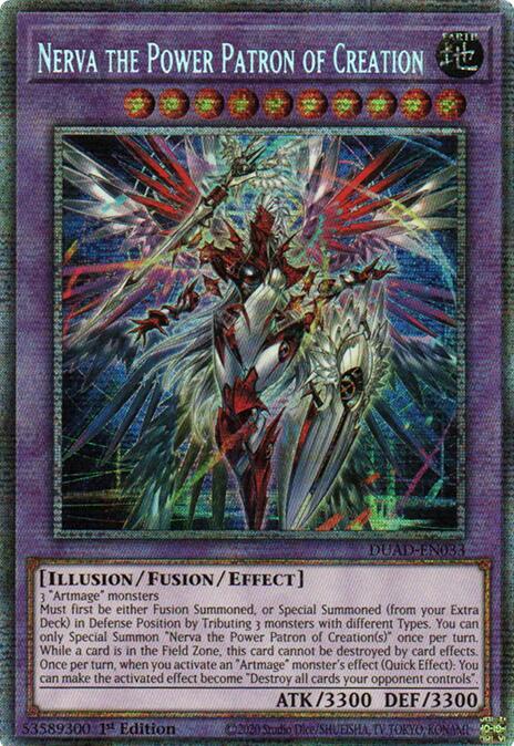 Nerva the Power Patron of Creation (Starlight Rare) [DUAD-EN033] Starlight Rare | Good Games Morley