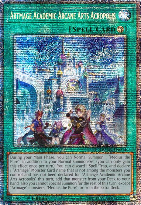 Artmage Academic Arcane Arts Acropolis (Starlight Rare) [DUAD-EN054] Starlight Rare | Good Games Morley