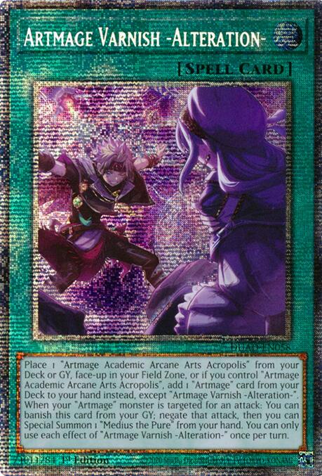 Artmage Varnish -Alteration- (Starlight Rare) [DUAD-EN058] Starlight Rare | Good Games Morley