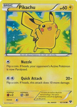 Pikachu (42/146) (2014 Movie Promo) [Miscellaneous Cards] | Good Games Morley