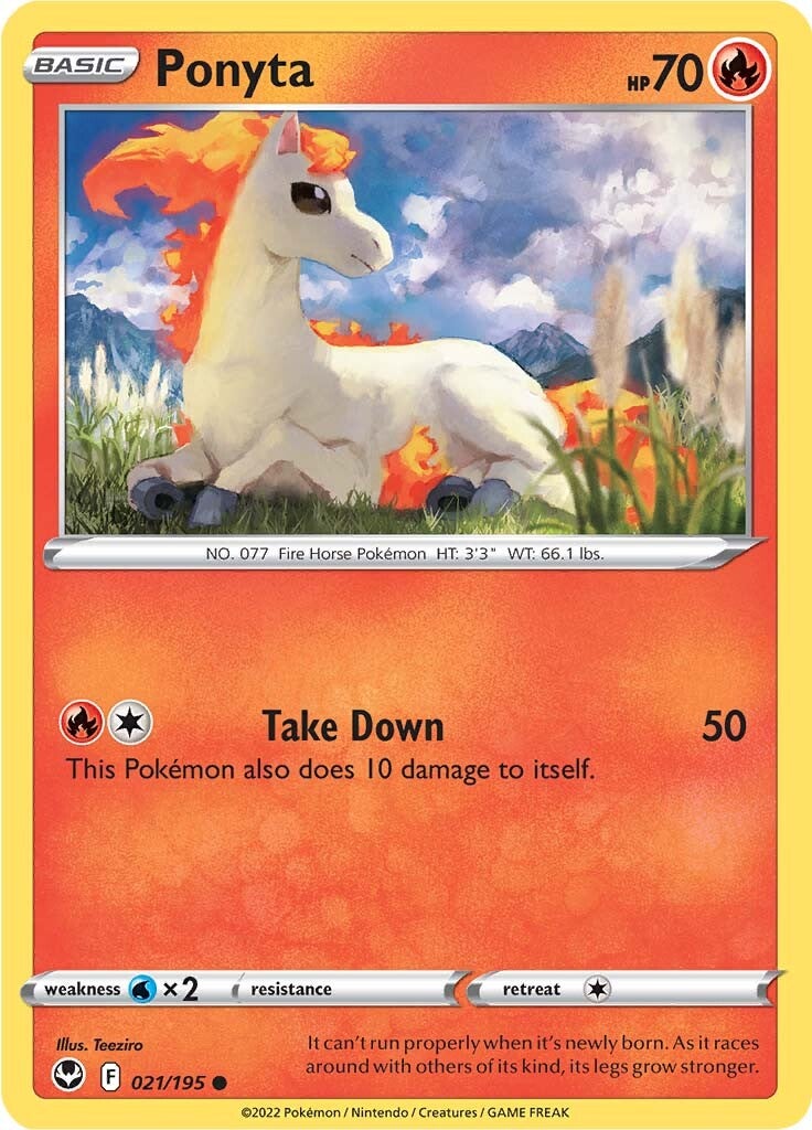 Ponyta (021/195) [Sword & Shield: Silver Tempest] | Good Games Morley