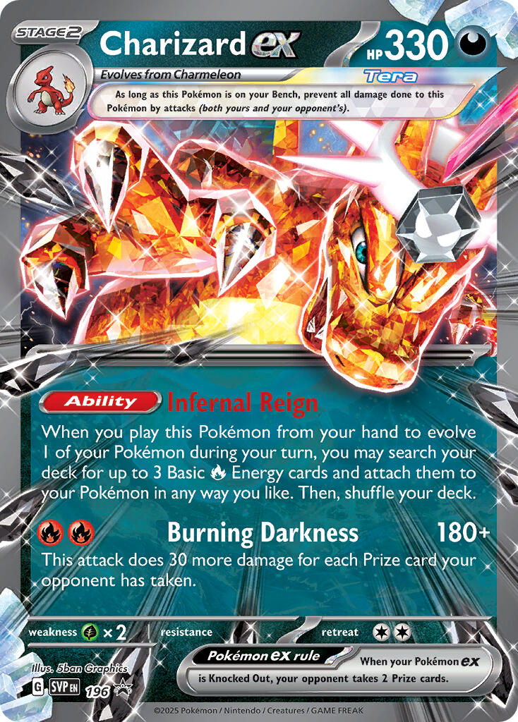 Charizard EX (196) [Scarlet & Violet: Black Star Promos] | Good Games Morley