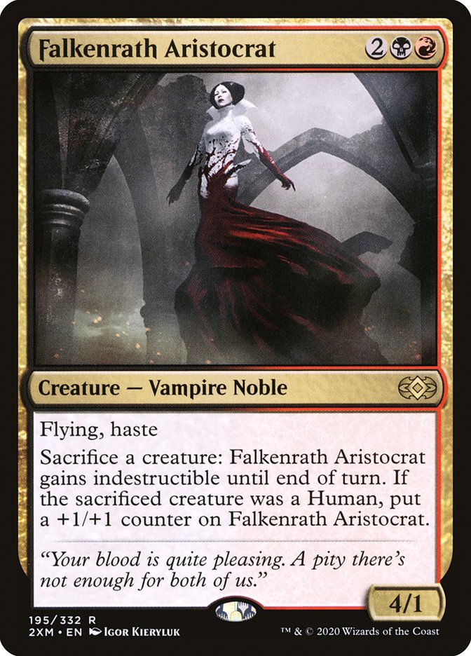 Falkenrath Aristocrat 195/332 (Double Masters)  | Good Games Morley