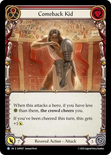 Comeback Kid (Red) [SUP027] (Super Slam) | Good Games Morley