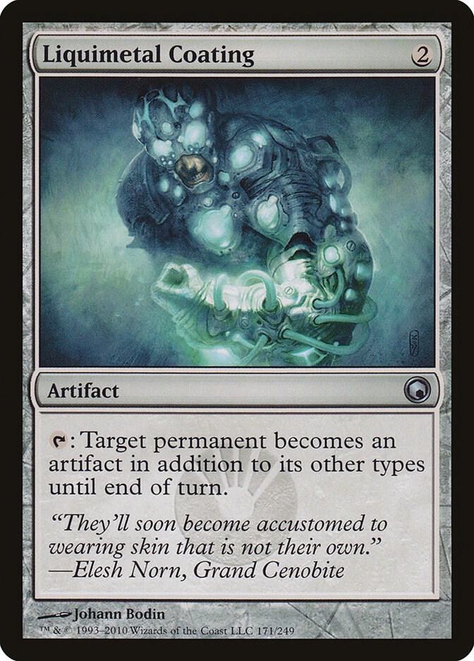 Liquimetal Coating 171 (Scars of Mirrodin)  - Foil | Good Games Morley