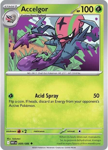 Accelgor (009/086) [Scarlet & Violet: White Flare] | Good Games Morley