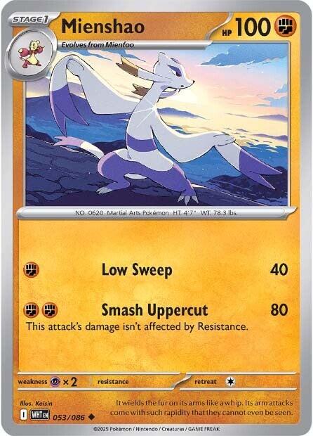 Mienshao (053/086) [Scarlet & Violet: White Flare] | Good Games Morley