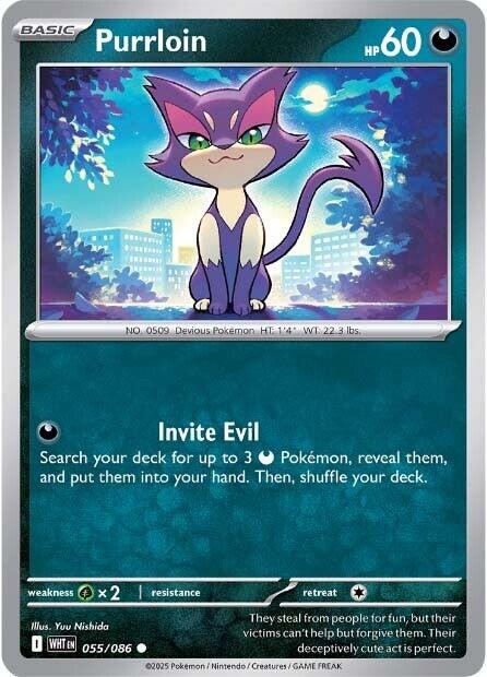 Purrloin (055/086) [Scarlet & Violet: White Flare] | Good Games Morley