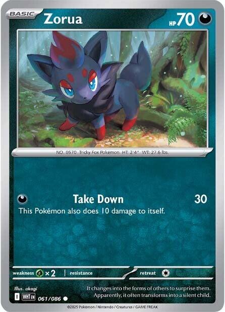 Zorua (061/086) [Scarlet & Violet: White Flare] | Good Games Morley
